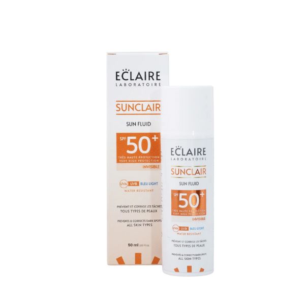 ECLAIRE SunClair Écran Solaire Invisible Spf 50+, 50ML