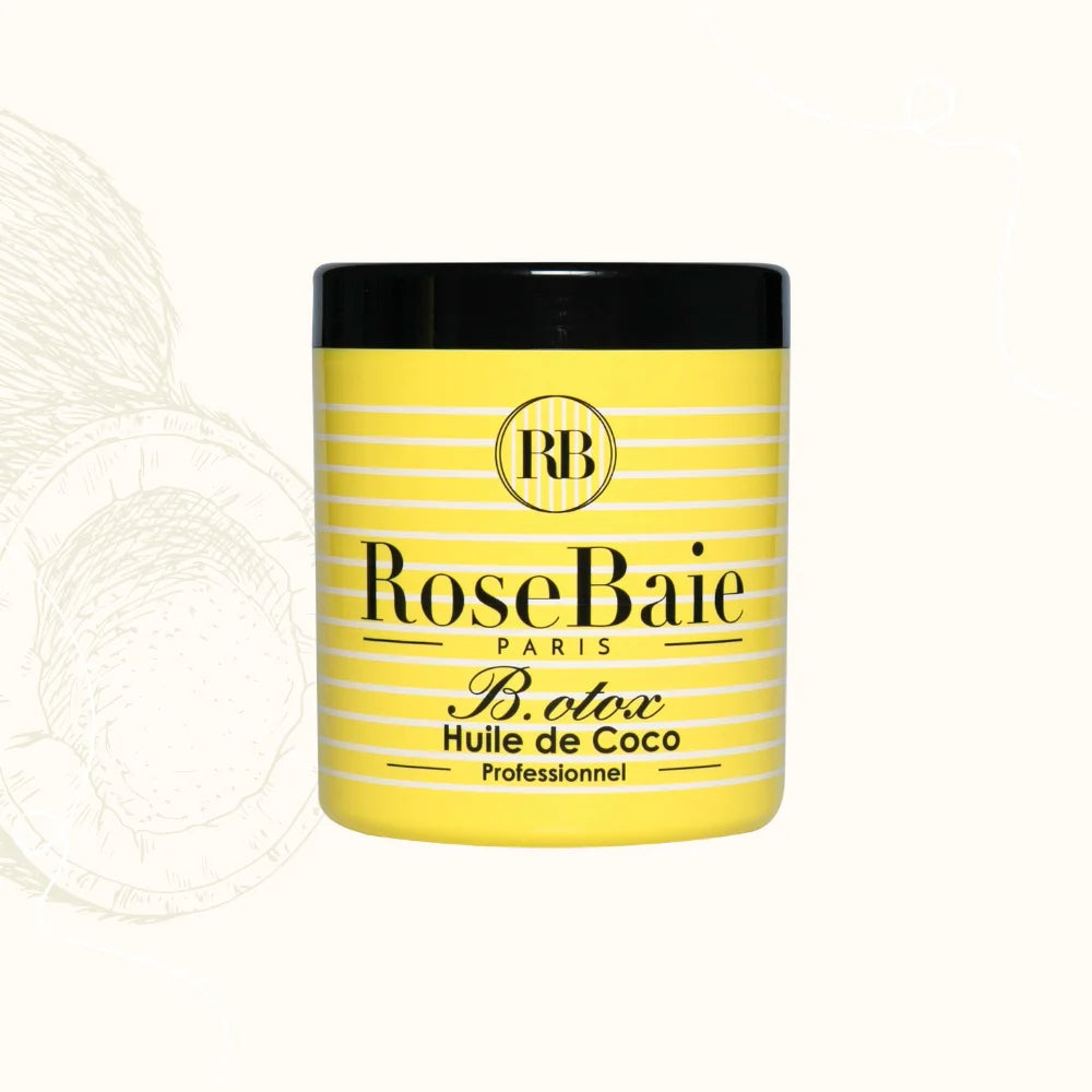 Botox capillaire Huile de Noix de Coco X Kératine Rosebaie 1kg