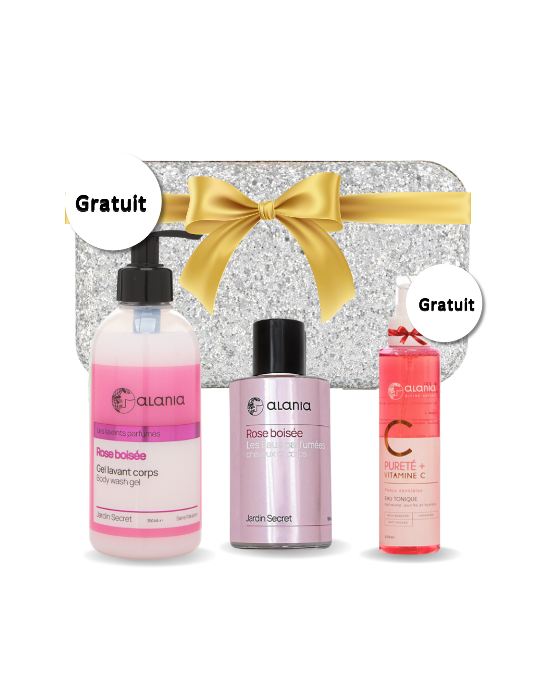 ALANIA TROUSSE de soirée JARDIN SECRET TUBEREUSE DOREE