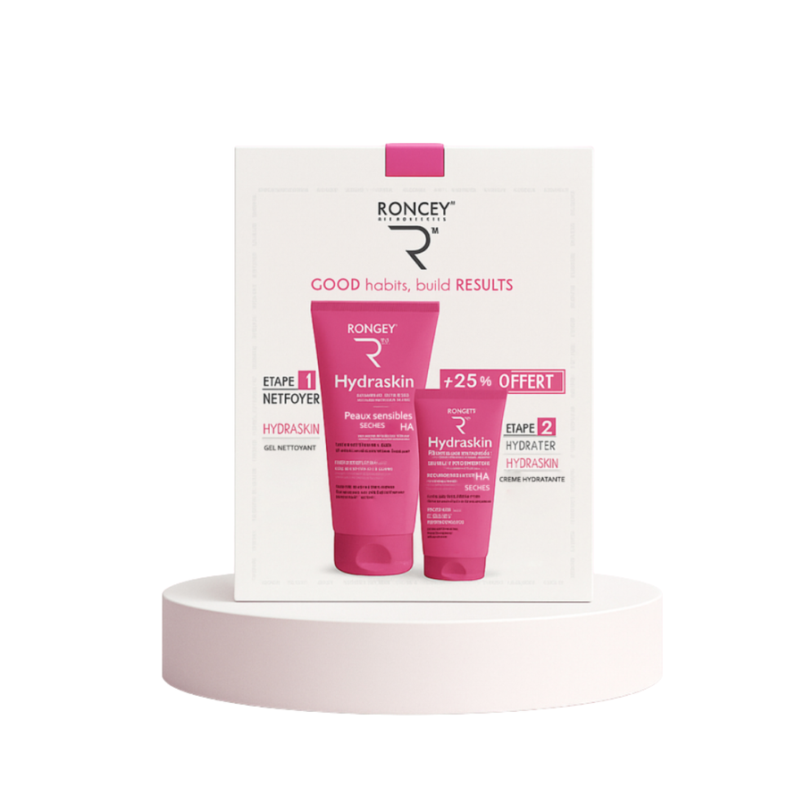 Roncey Coffret Octobre Rose HYDRASKIN Gel 200ml + Creme Hydratante 50ml (-25%)