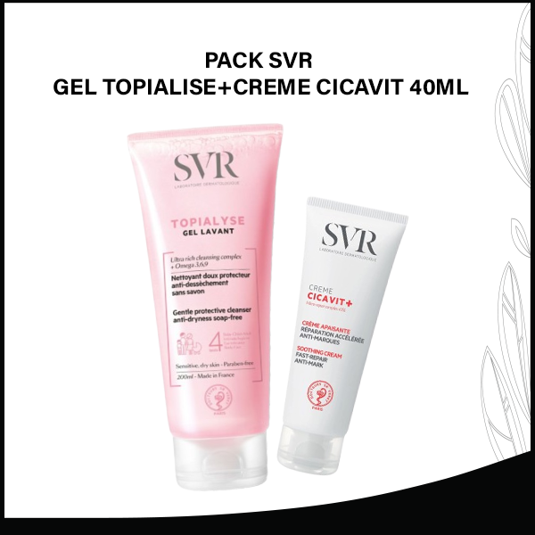 PACK SVR GEL TOPIALISE+CREME CICAVIT 40ML - LikEnti