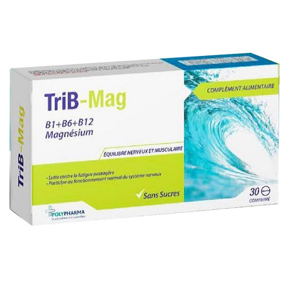 POLYPHARMA TRI B MAG 30 COMPRIMES