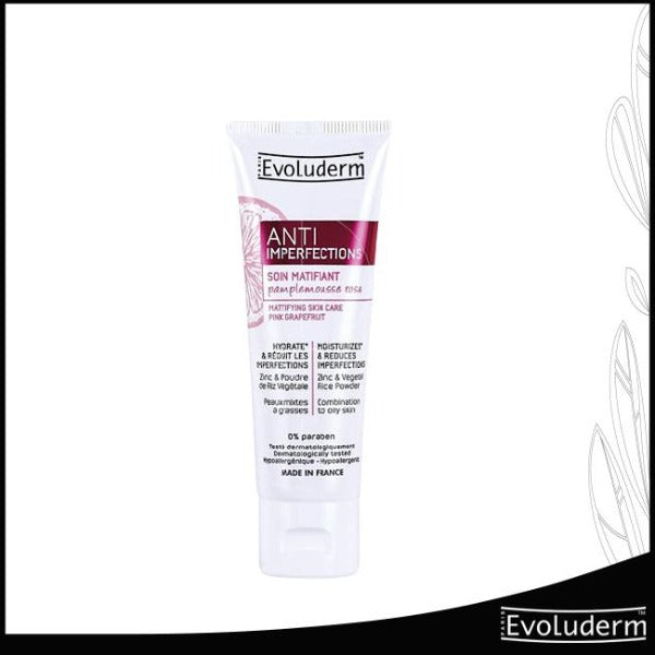 Soin matifiant anti imperfections Evoluderm 50ml