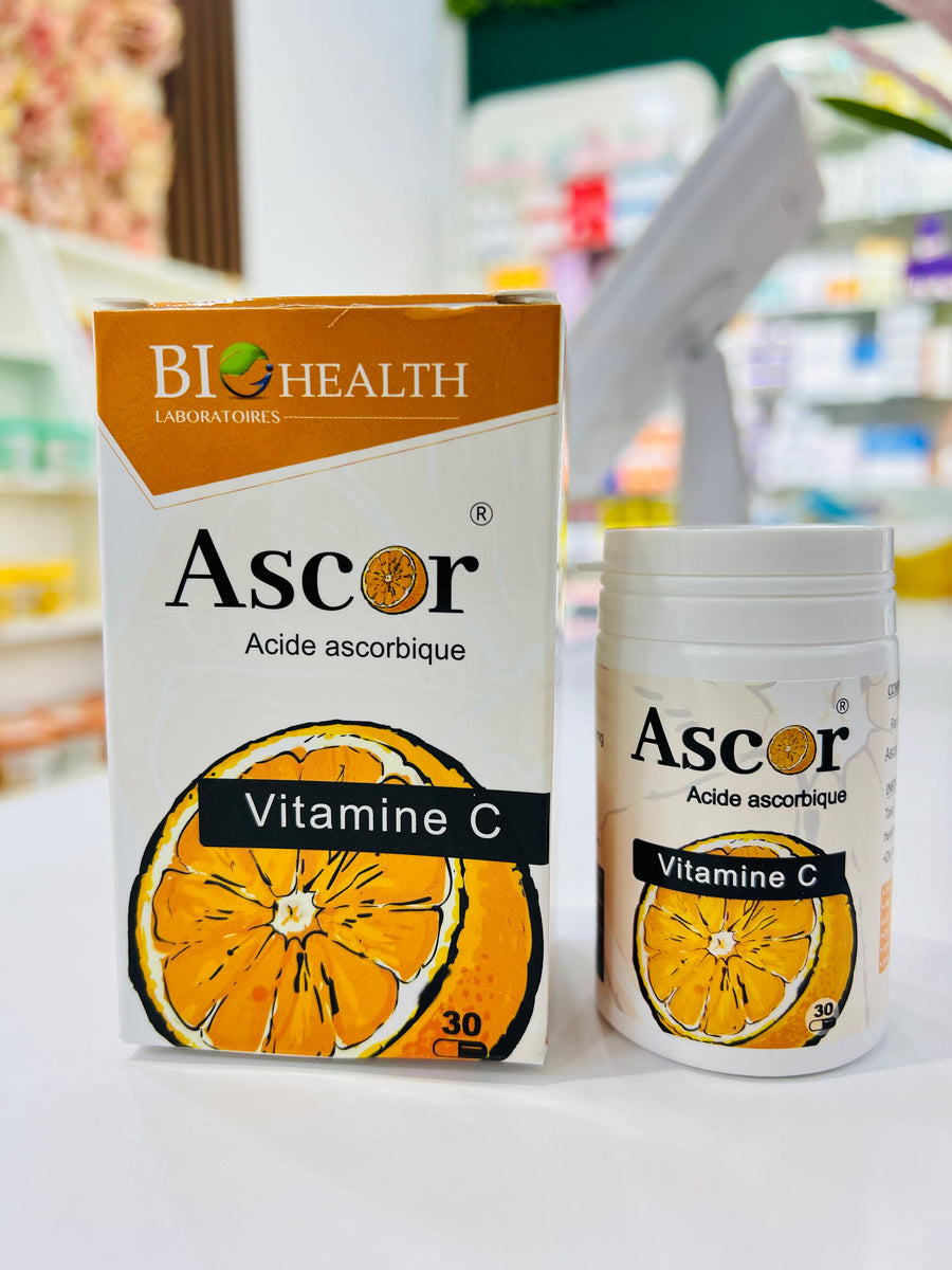 ASCOR- VITAMINE C Biohealth 30 Gélules