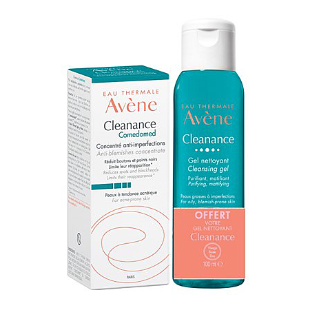 AVENE CLEANANCE COMEDOMED CONCENTRE ANTI IMPERFECTIONS 30 ML + GEL CLEANANCE 100ML OFFERT
