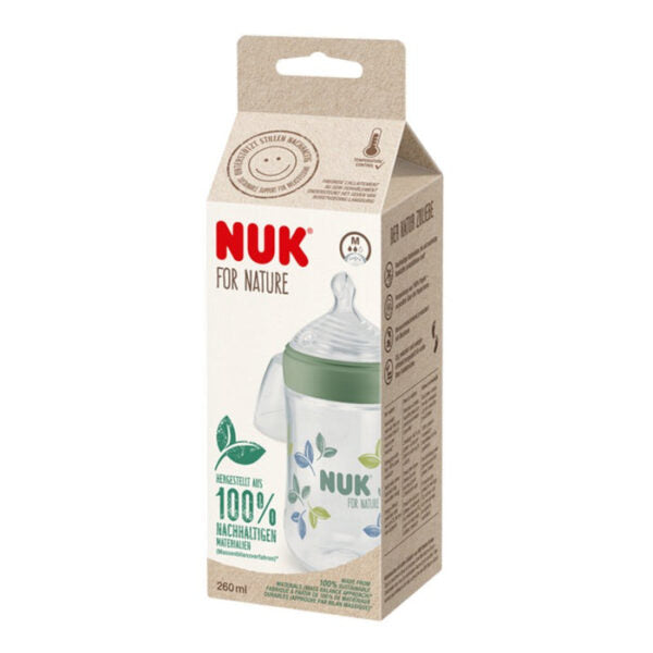 NUK BIBERON FOR NATURE 0+ M EN SILICONE 260ML