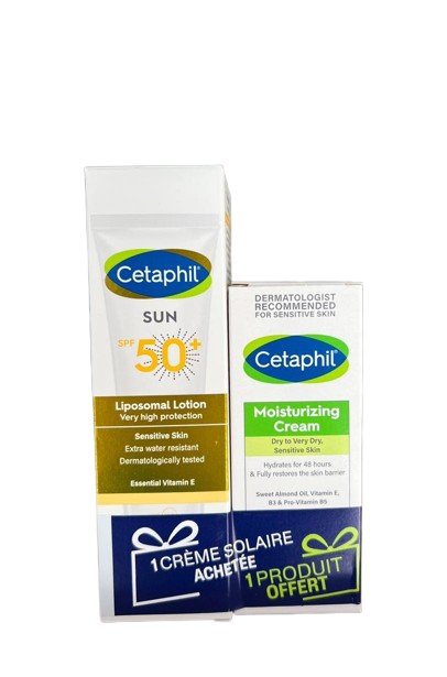 CETAPHIL COFFRET LIPOSOMALE 100ML + CREME HYDRATANTE 50G OFFERTE