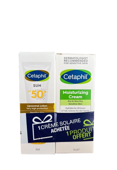 CETAPHIL COFFRET LIPOSOMALE 50ML + CREME HYDRATANTE 50G OFFERTE