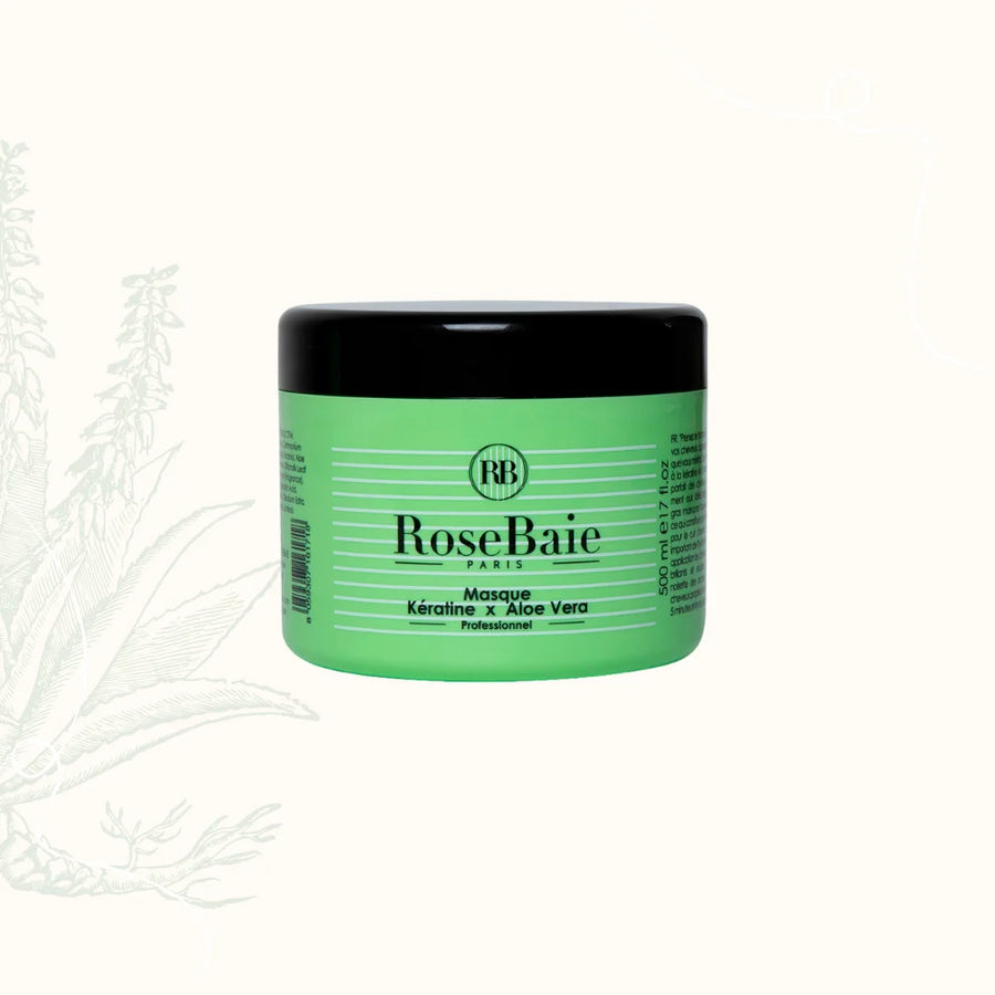 Masque Aloe Vera X Kératine Rosebaie 500ML