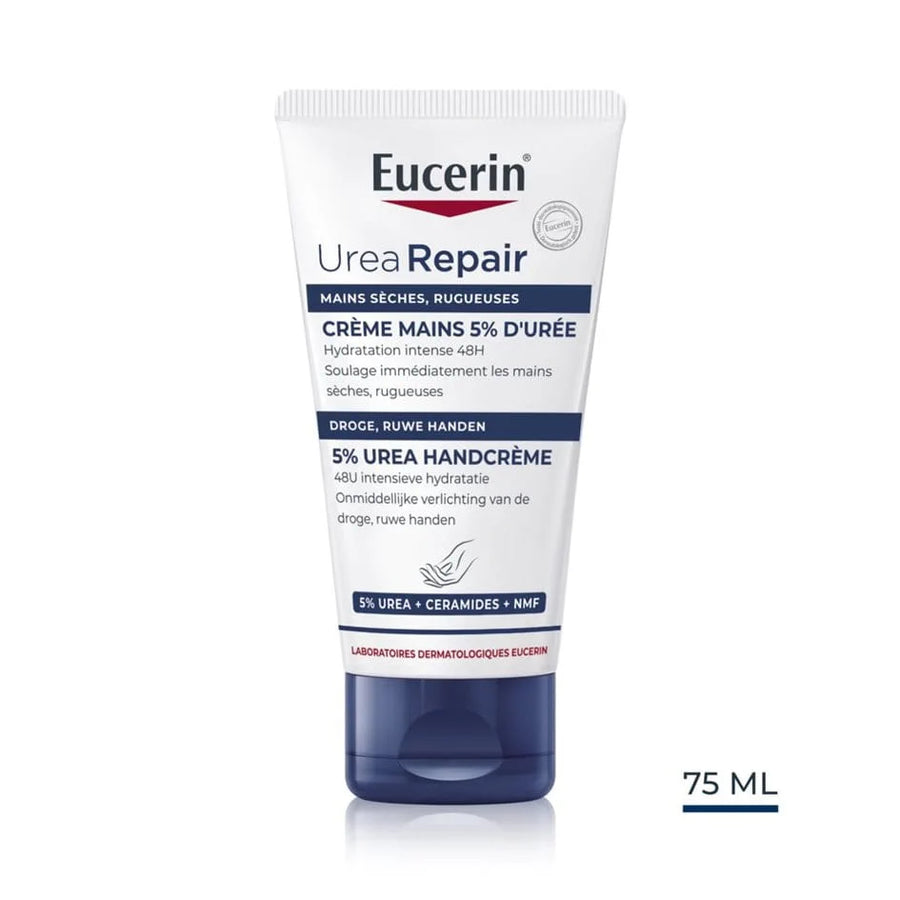 Eucerin urearepair plus crème mains 5% urée réparatrice 75ml