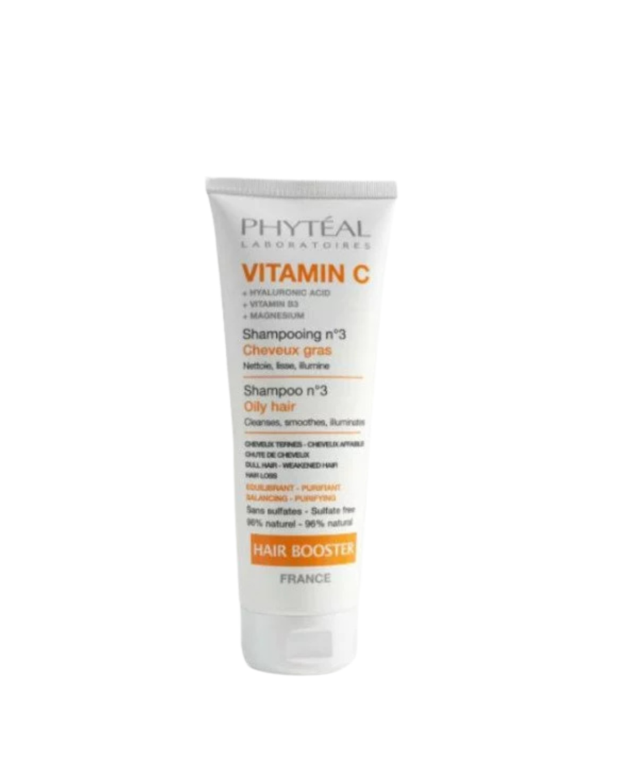 PHYTEAL VITAMINE C SHAMPOOING BOOSTER N°3 CHEVEUX GRAS 250 ML