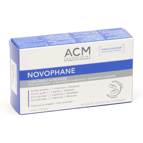 ACM NOVOPHANE ONGLES & CHEVEUX 60 GELULES