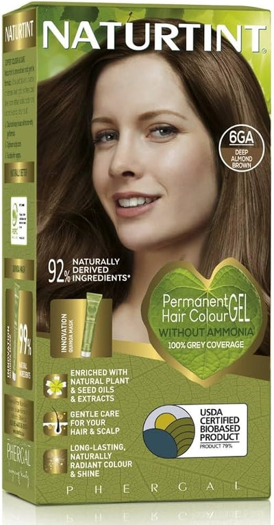 Naturtint Colorant Permanent en Gel 6GA Brun Amande Profonde 170ml