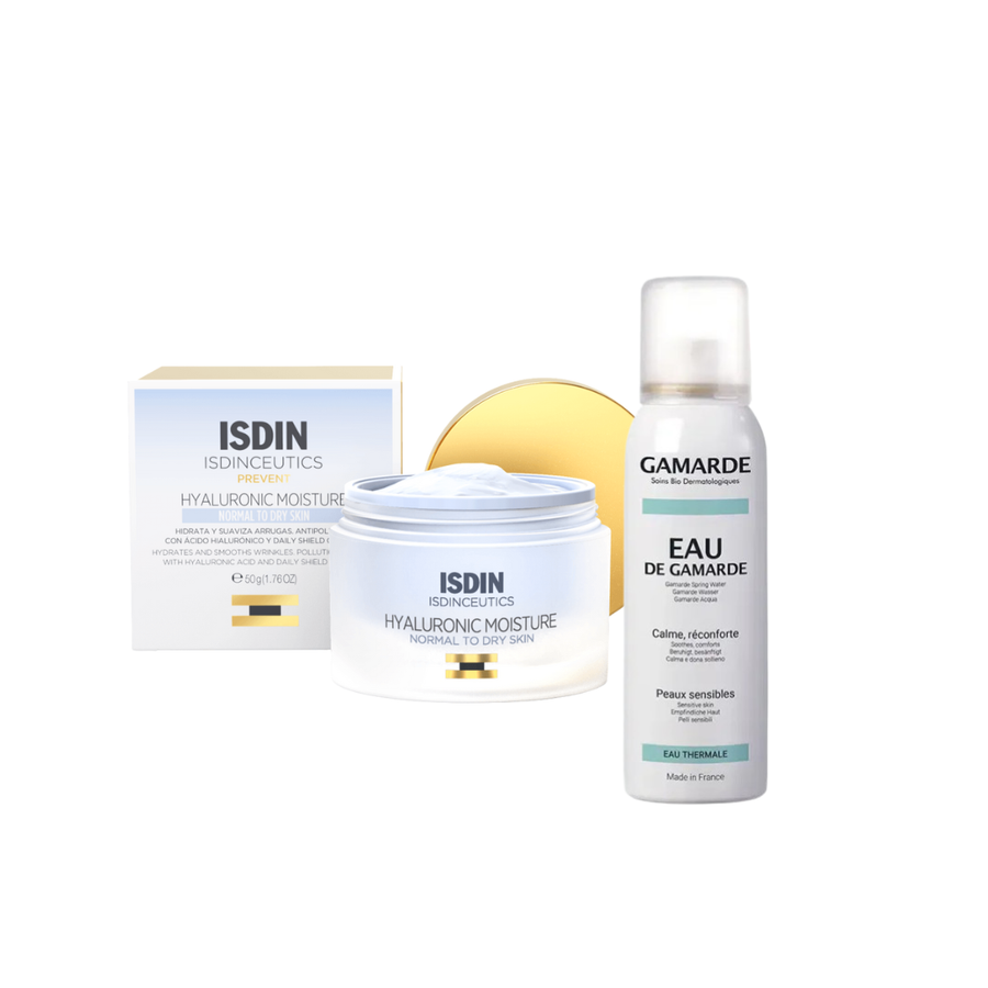Isdin Isdinceutics Hyaluronic Moisture Peaux Normales+EAU THERMAE GAMARDE 100ML GRATUIT
