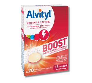 ALVITYL BOOST 20 Comprimés Effervescents