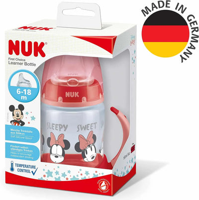 NUK Tasse Mickey Mouse First Choice Rouge 6-18 Mois 150ml