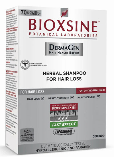 BIOXSINE FEMINA SHAMPOING ANTI-CHUTE CHEVEUX SECS-NORMAUX, 300ml