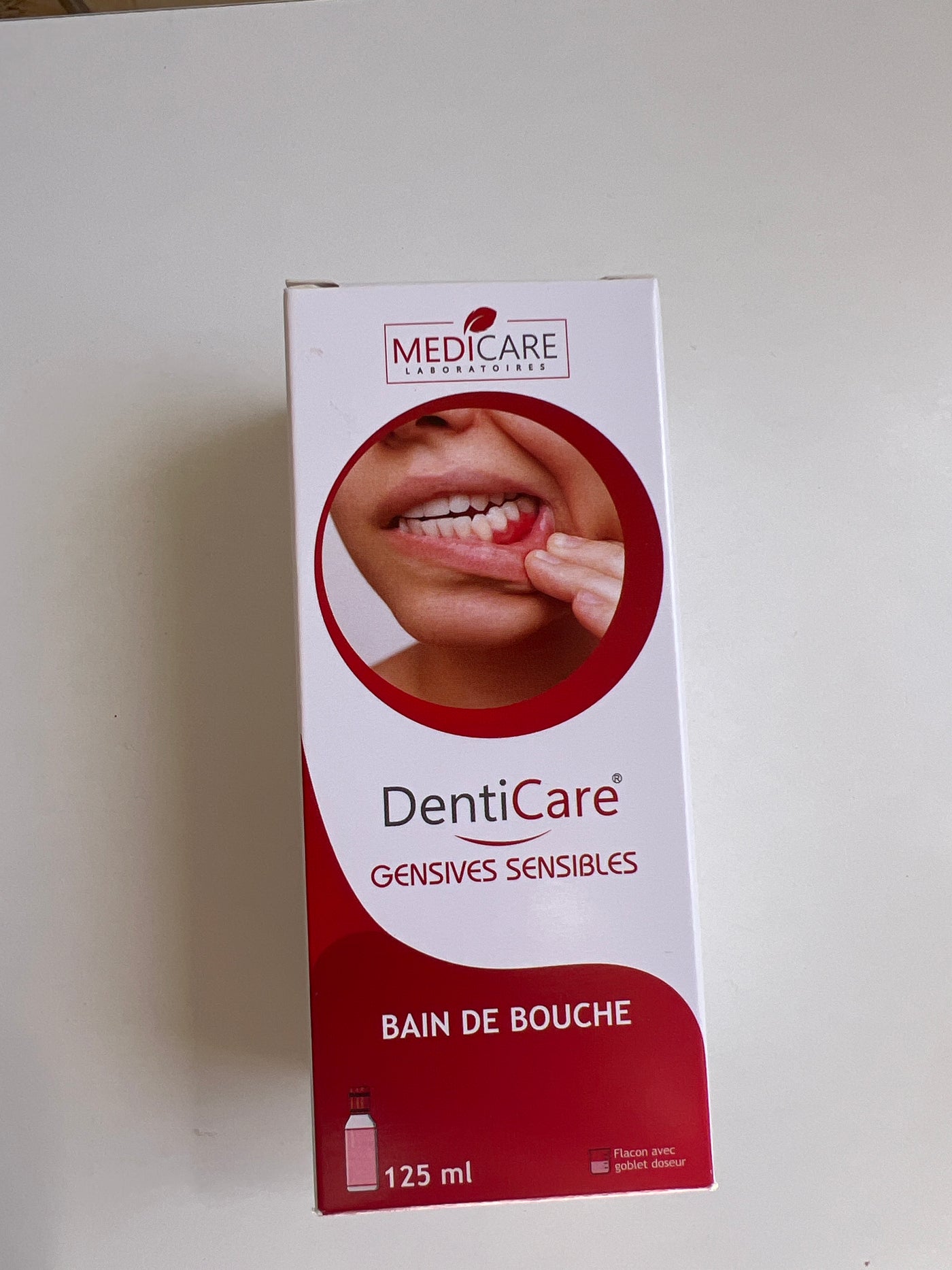 BAIN DE BOUCHE DENTICARE GENSIVES SENSIBLES 125ML