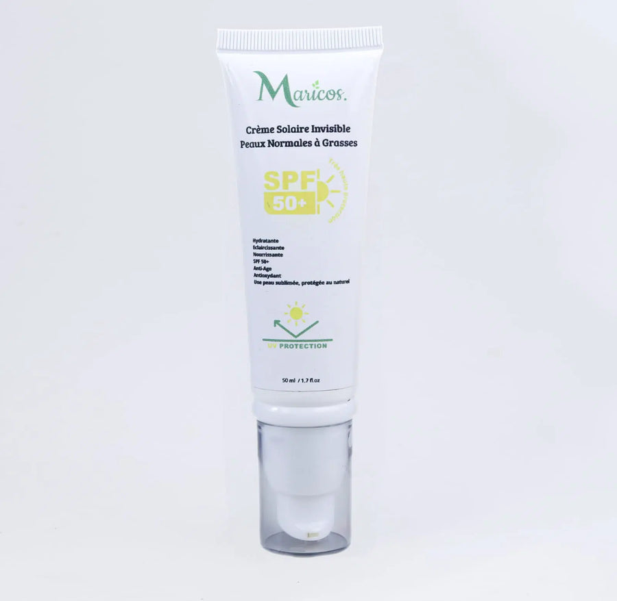 MARICOS CREME SOLAIRE INVISIBLE PEAUX NORMALES A GRASSES 50ML