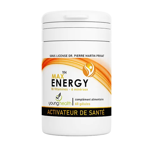 YOUNG HEALTH Max Energy - 60 Gelules