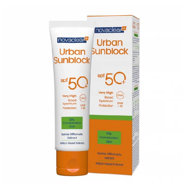 Novaclear urban sunblock oily skin spf50+ 40 ml