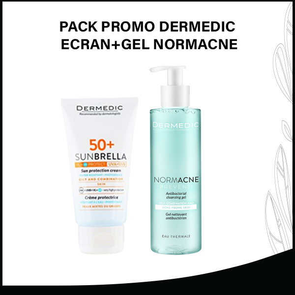 PACK PROMO DERMEDIC ECRAN+GEL NORMACNE