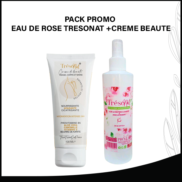 PACK PROMO EAU DE ROSE TRESONAT +CREME BEAUTE