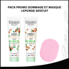 PACK PROMO GOMMAGE ET MASQUE+EPONGE GRATUIT