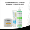 PACK PROMO ROUTINE COMPLET GOMMAGE ET GEL RIVA+MILK