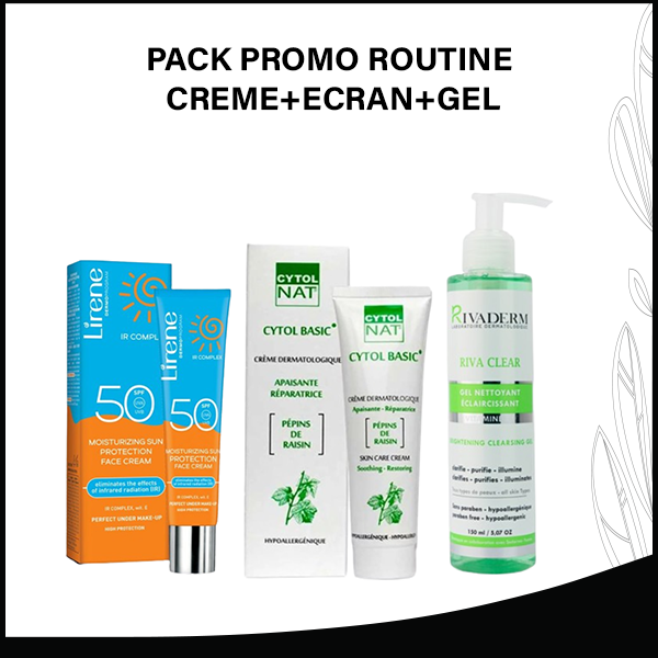 PACK PROMO ROUTINE CREME+ECRAN+GEL