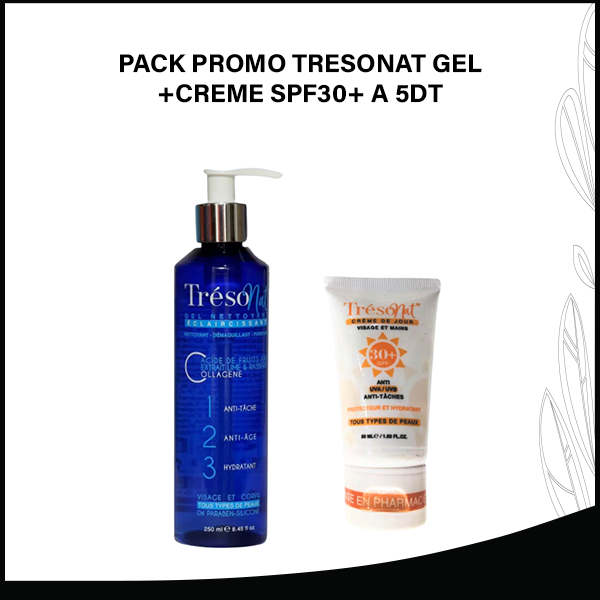 PACK PROMO TRESONAT GEL+CREME SPF30+ A 5DT