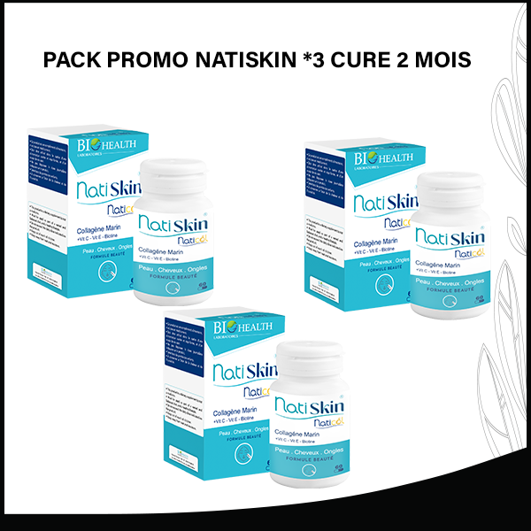 PACK PROMO NATISKIN *3 CURE 2 MOIS