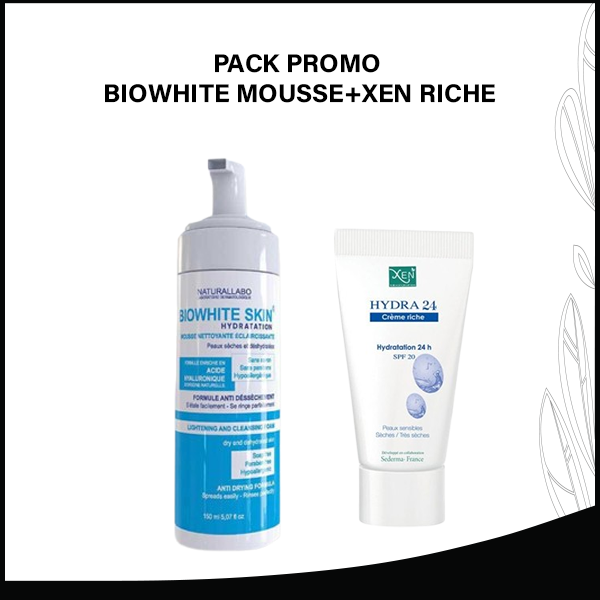 PACK PROMO BIOWHITE MOUSSE+XEN RICHE