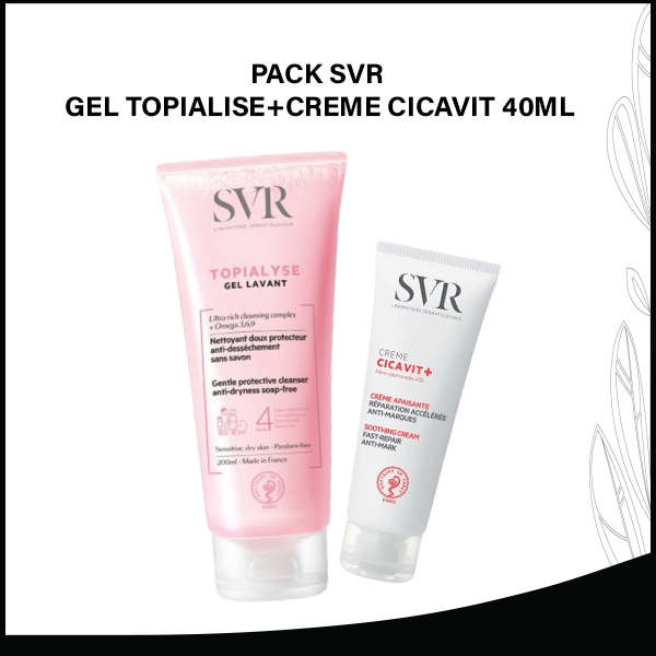 PACK SVR GEL TOPIALISE+CREME CICAVIT 40ML