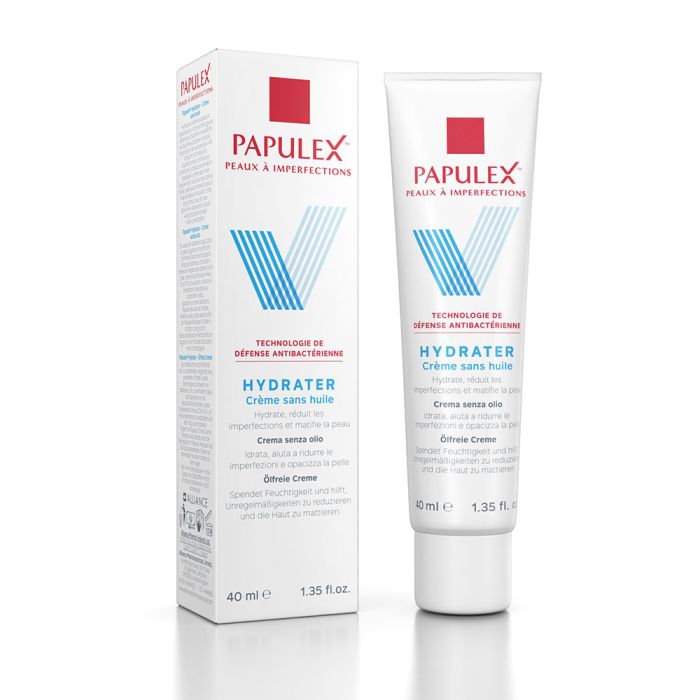 PAPULEX crème hydrate Oil-free peaux a imperfections 40 ml