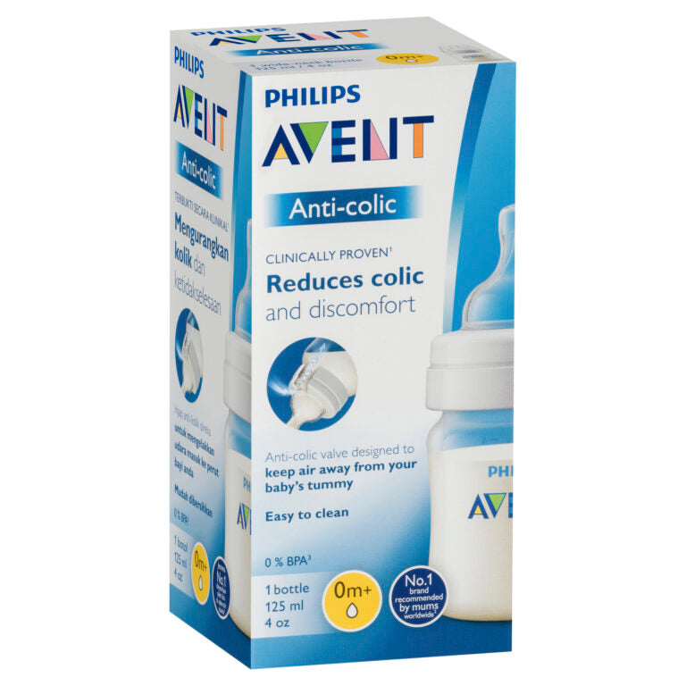 PHILIPS AVENT - BIBERON ANTI COLIC +0MOIS EN PLASTIQUE PP 125ML