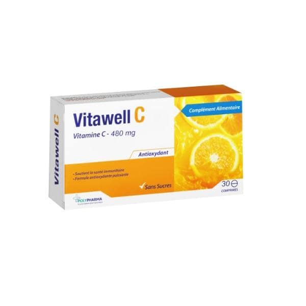 VITAWELL vitamine c 480MG b30 - LikEnti