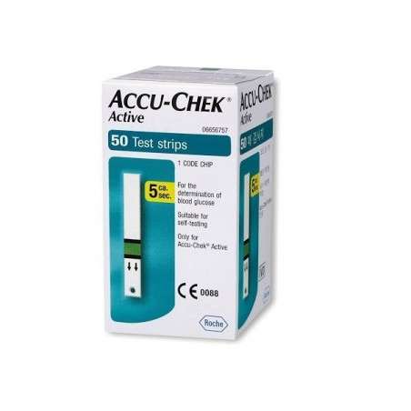 ACCU CHEK ACTIVE BANDELETTES 50