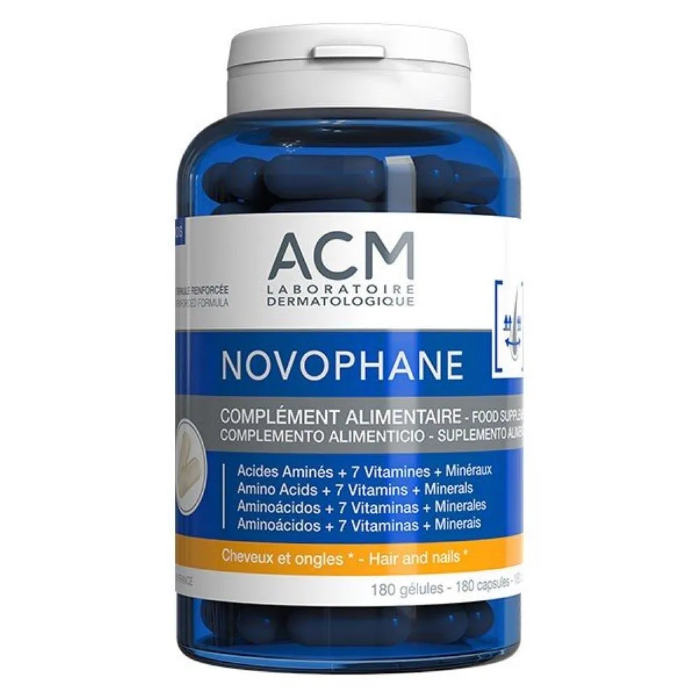 ACM Novophane Reactional 180 Capsules Cheveux et Ongles