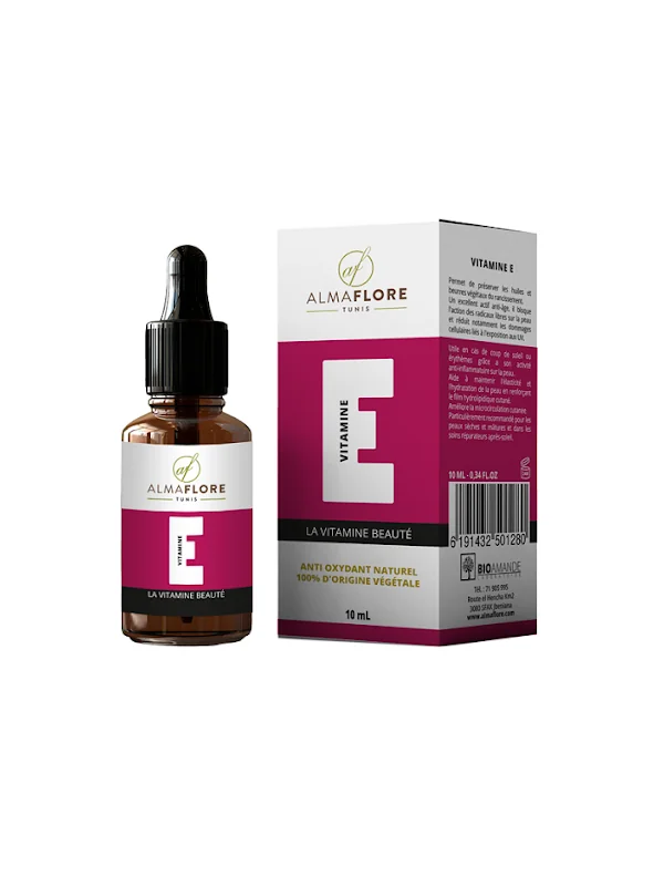 ALMAFLORE VITAMINE E 100% D'ORIGINE VEGETALE 10ML