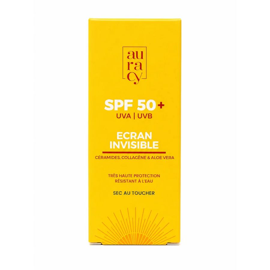 Auracy - Ecran solaire invisible - spf50+ - 50gr - LikEnti