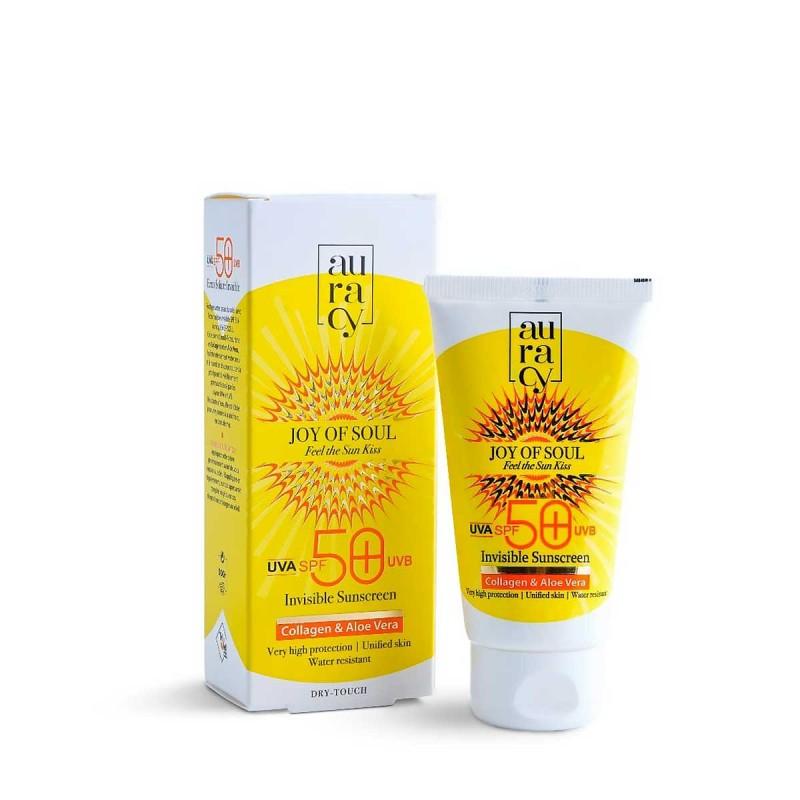 Auracy - Ecran solaire invisible - spf50+ - 50gr