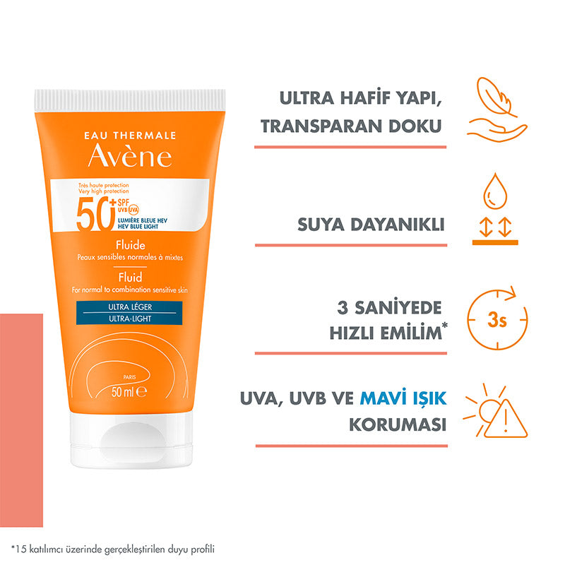 ECRAN AVENE FLUID SPF50+