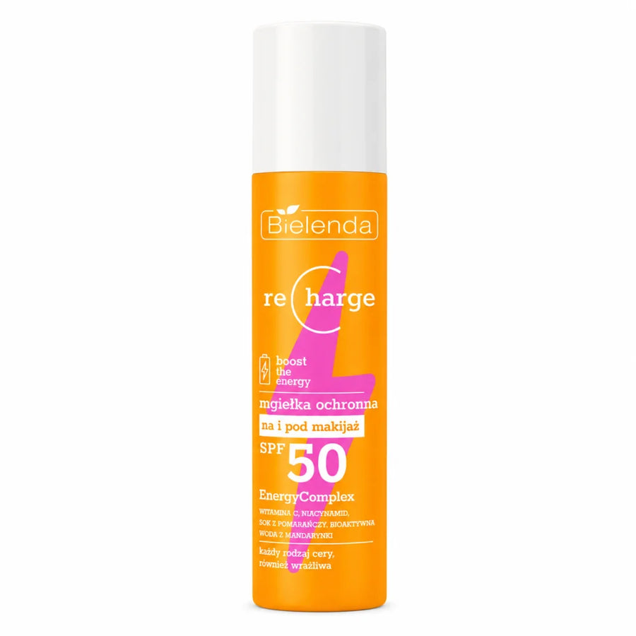 BIELENDA RECHARGE BOOST - BRUME VISAGE PROTECTRICE SPF50 75ML SPRAY