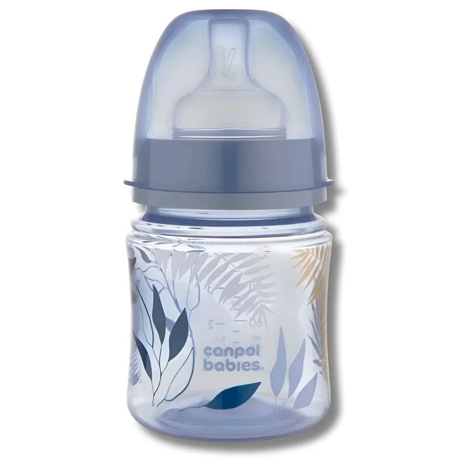 CANPOL BABIES - BIBERON ANTICOLIQUE COL LARGE +0MOIS 120ML