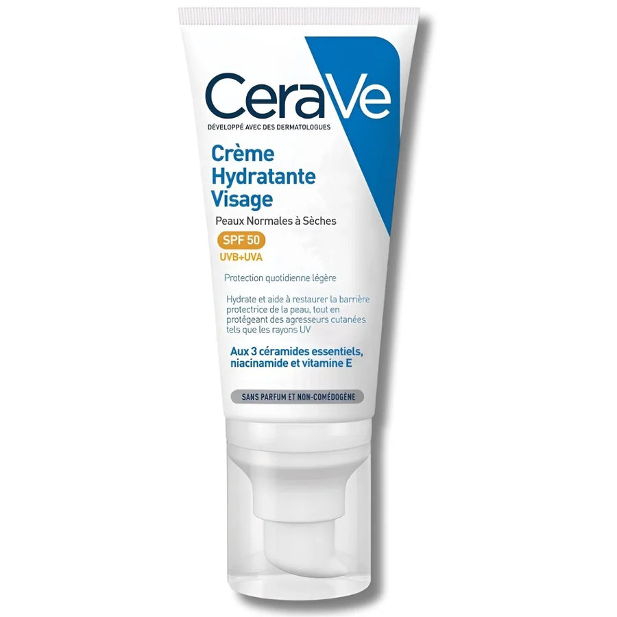 CERAVE - CREME HYDRATANTE VISAGE SPF50 52ML