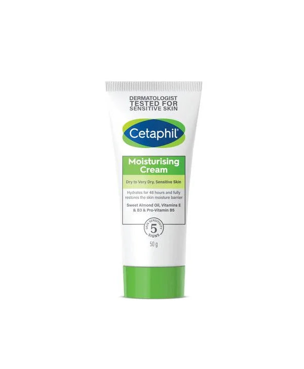 Cetaphil Crème Hydratante Peaux Sèches – Peaux Sensibles 50 GR