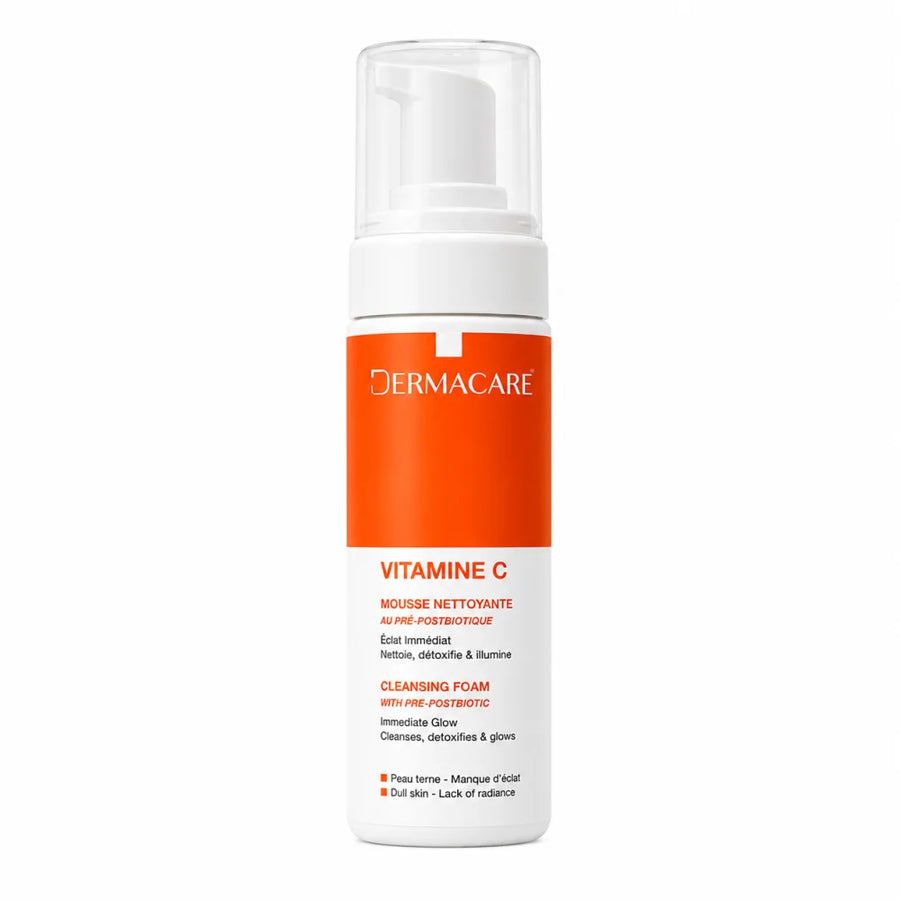 DERMACARE VITAMINE C MOUSSE NETTOYANTE 150ML