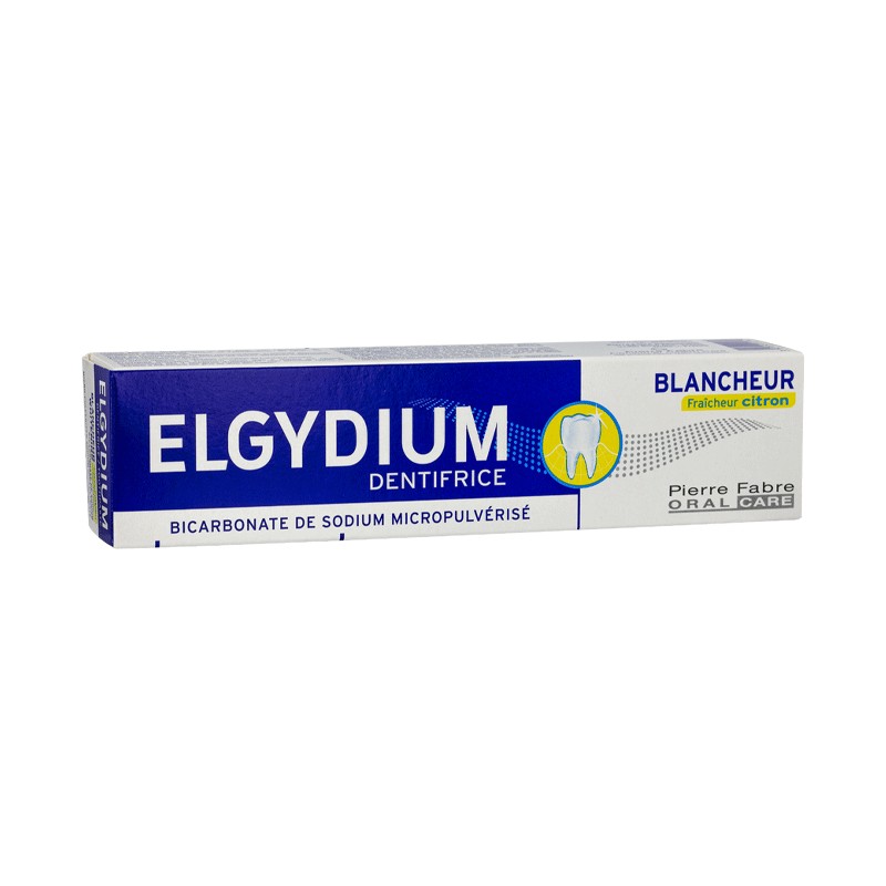 ELGYDIUM DENTIFRICE BLANCHEUR FRAICHEUR CITRON 75ML