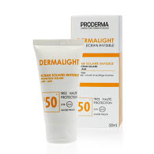 DERMALIGHT – ECRAN SOLAIRE ANTI AGE INVISIBLE SPF 50+
